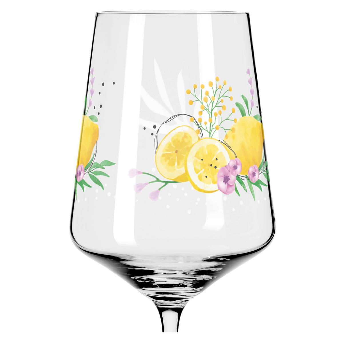 SPRITZERGLAS 544 ml 2-teilig  - Gelb/Lila, LIFESTYLE, Glas (9,3/22,5/9,3cm) - Ritzenhoff