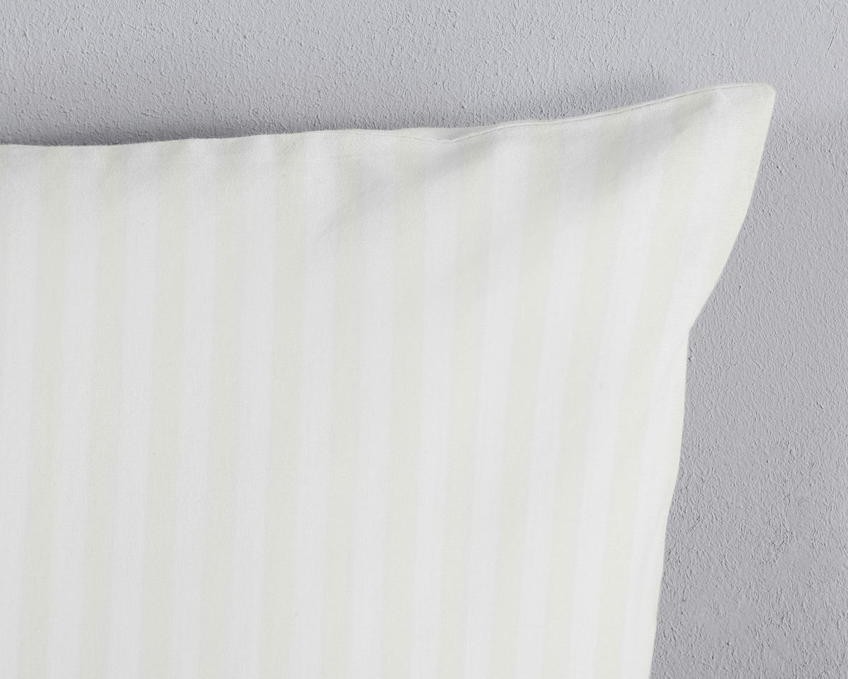 BETTWÄSCHE 2-teilig Descanso Satin 140/200 cm  - Weiß, Basics, Textil (140/200cm)