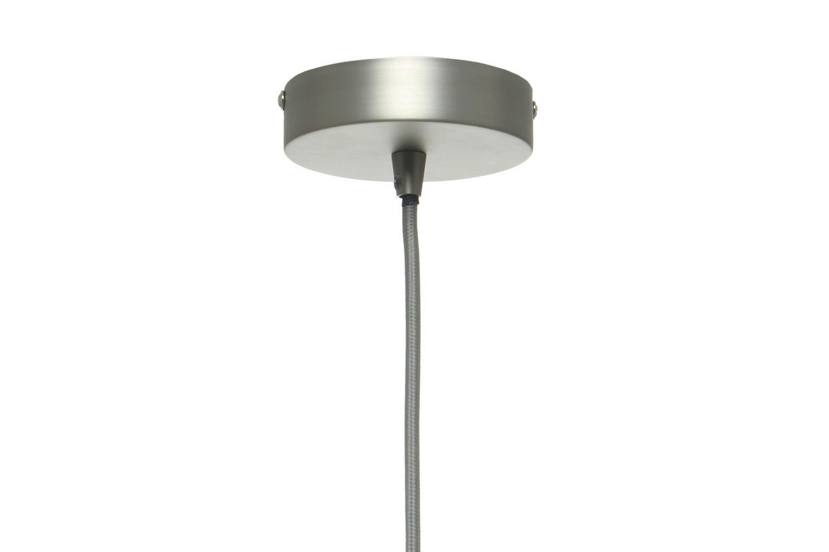 ZÁVĚSNÉ SVÍTIDLO, 26/26/32 cm  - šedá/čiré, Basics, sklo (26/26/32cm) - MID.YOU