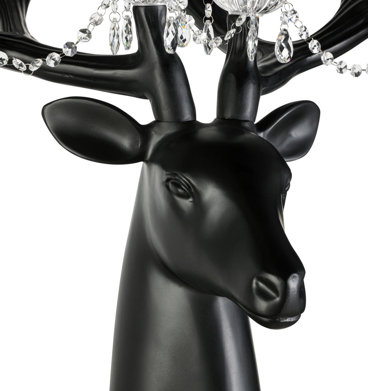 DEKOHIRSCH - Schwarz, Lifestyle, Kunststoff (95/170/90cm) - Glandor