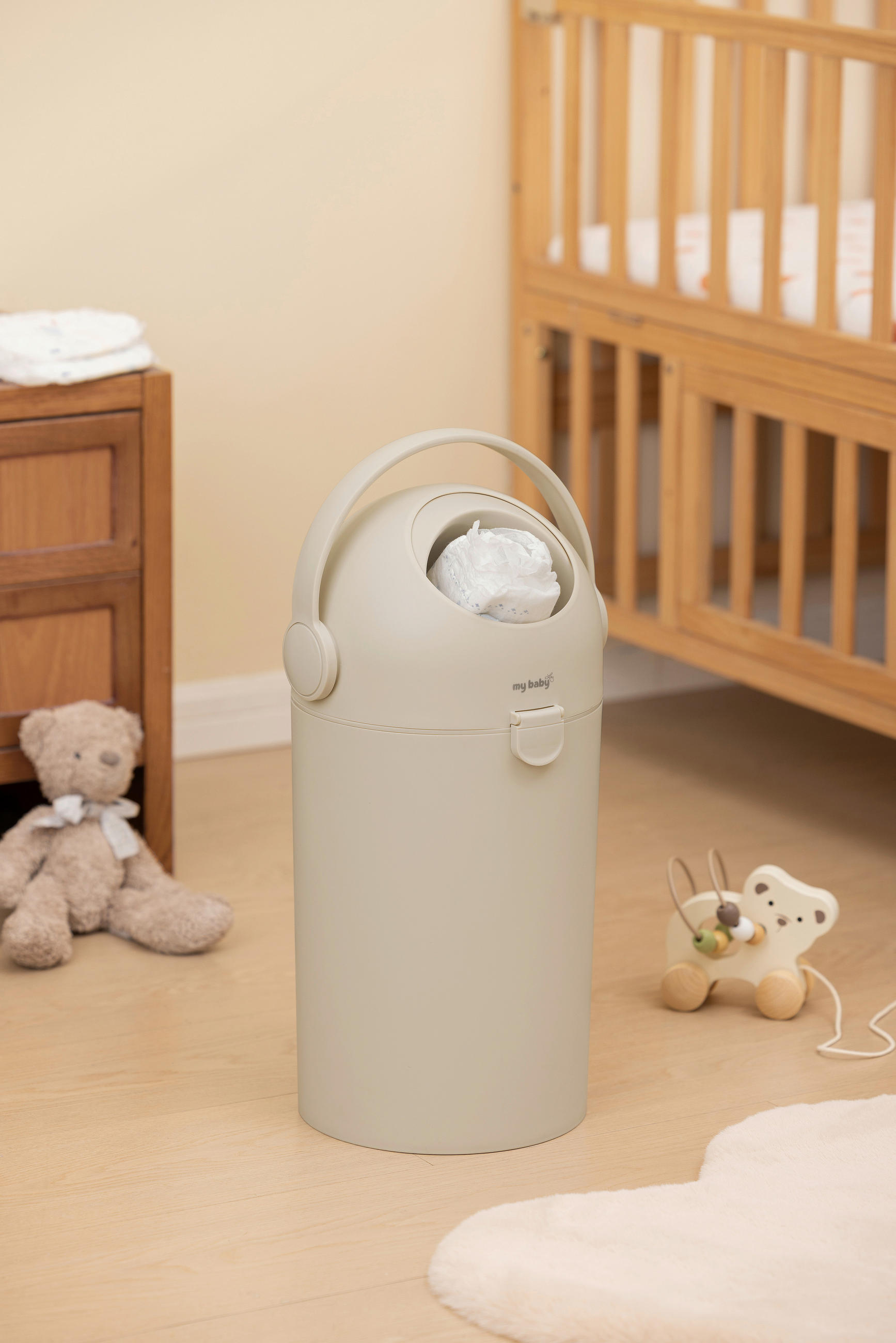 WINDELEIMER - Beige, Basics, Kunststoff (26/55cm) - My Baby Lou