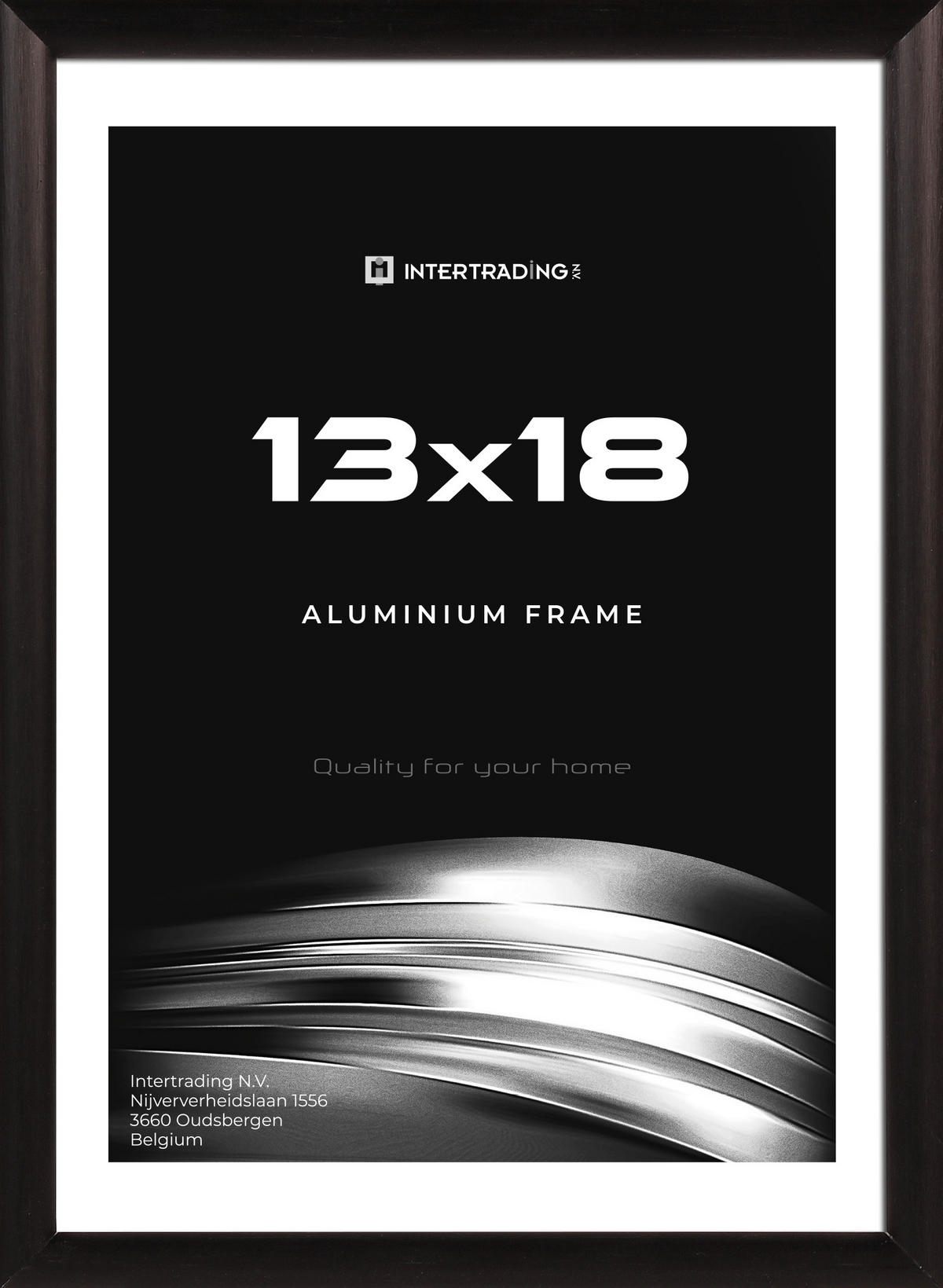 BILDERRAHMEN 13,6/2,8/18,7 cm  - Schwarz, Basics, Metall (13,6/2,8/18,7cm)