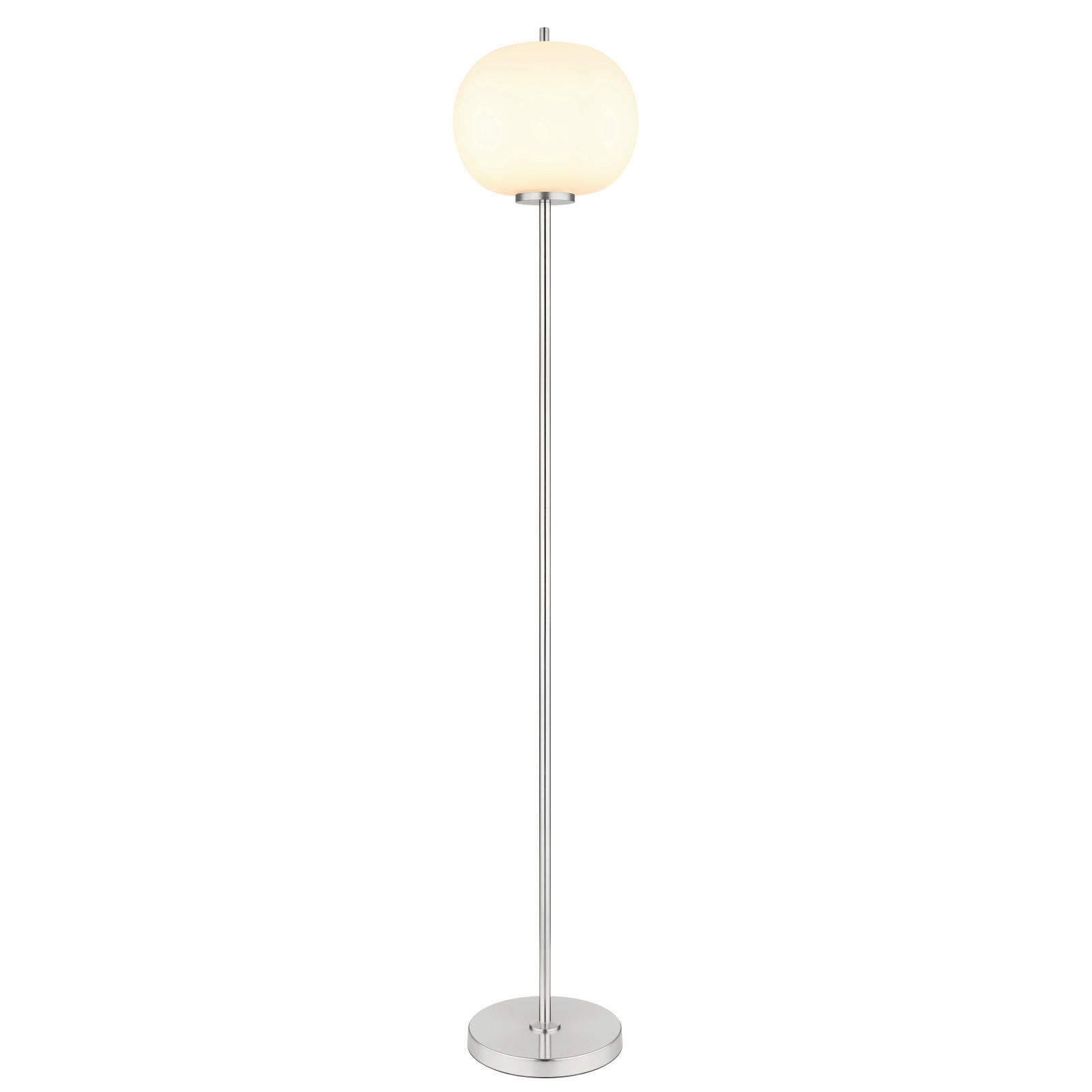 STOJACÍ LAMPA, 30/160 cm - barvy niklu