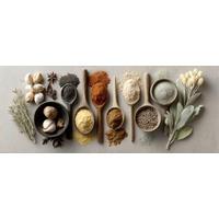 GLASBILD Essen & Trinken, Gewürze  - Multicolor, Basics, Glas (50/125/1.40cm) - Euroart