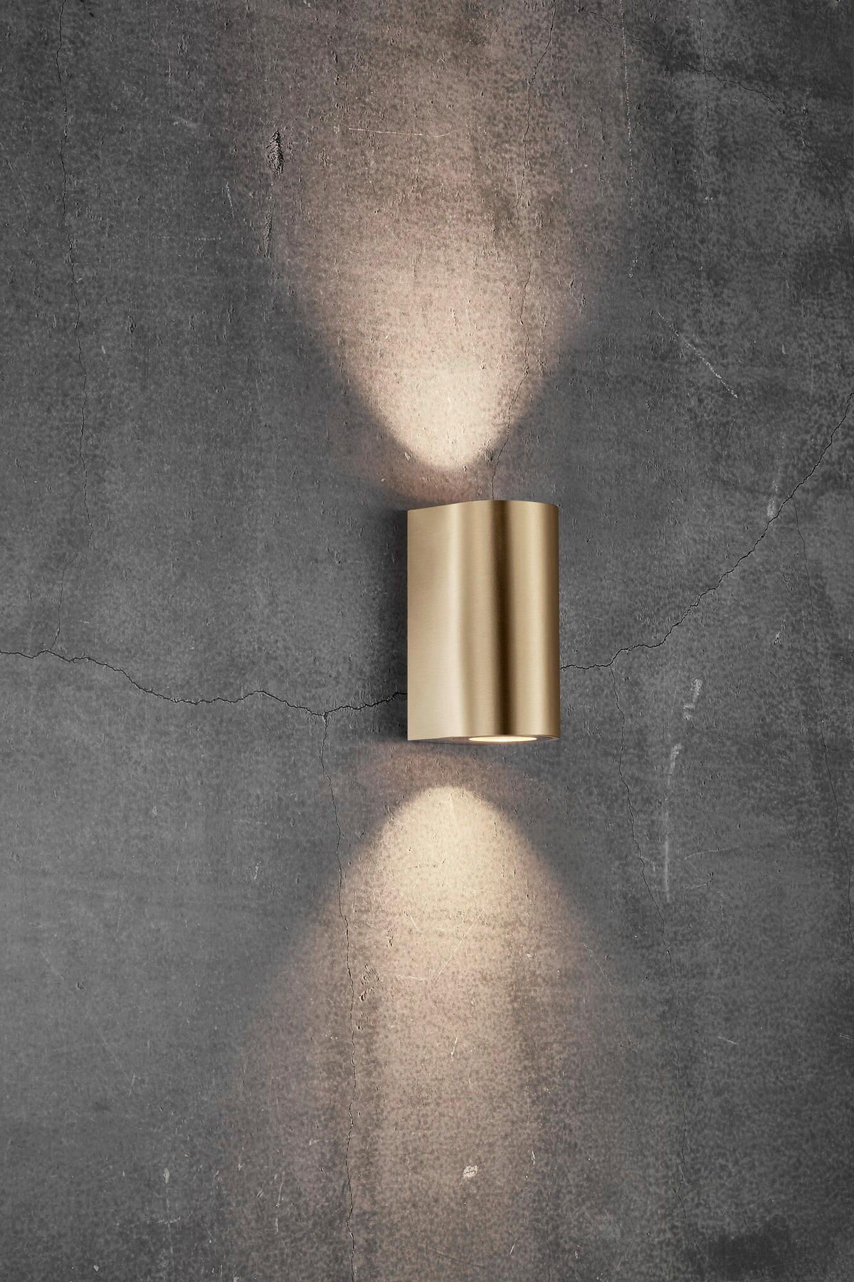 AUßENWANDLEUCHTE 8,7/10/17,2 cm   - Messingfarben, Design, Metall (8,7/10/17,2cm) - Nordlux