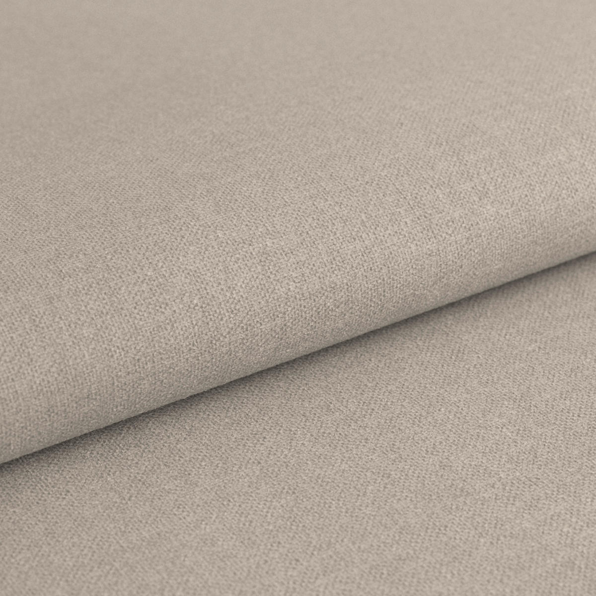 ECKSOFA Naturfarben Chenille  - Chromfarben/Naturfarben, KONVENTIONELL, Textil/Metall (312/234cm) - Livetastic