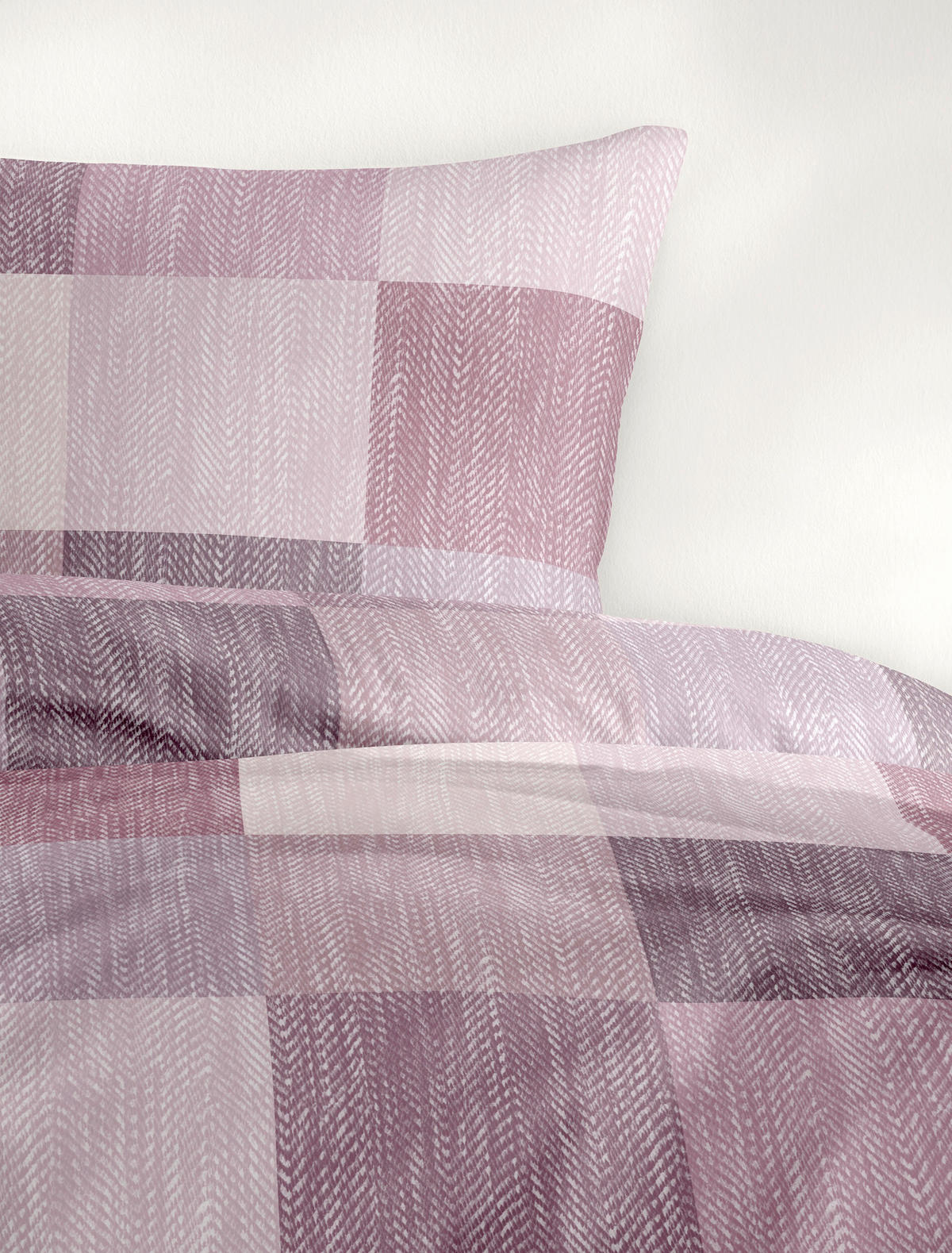 BETTWÄSCHE 2-teilig Biber 135/200 cm  - Beere, Design, Textil (135/200cm) - Bierbaum