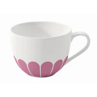 KAFFEETASSE Fleur Cassis 160 ml  - Magenta/Weiß, MODERN, Keramik (11,5/8,5/6,5cm) - Villeroy & Boch
