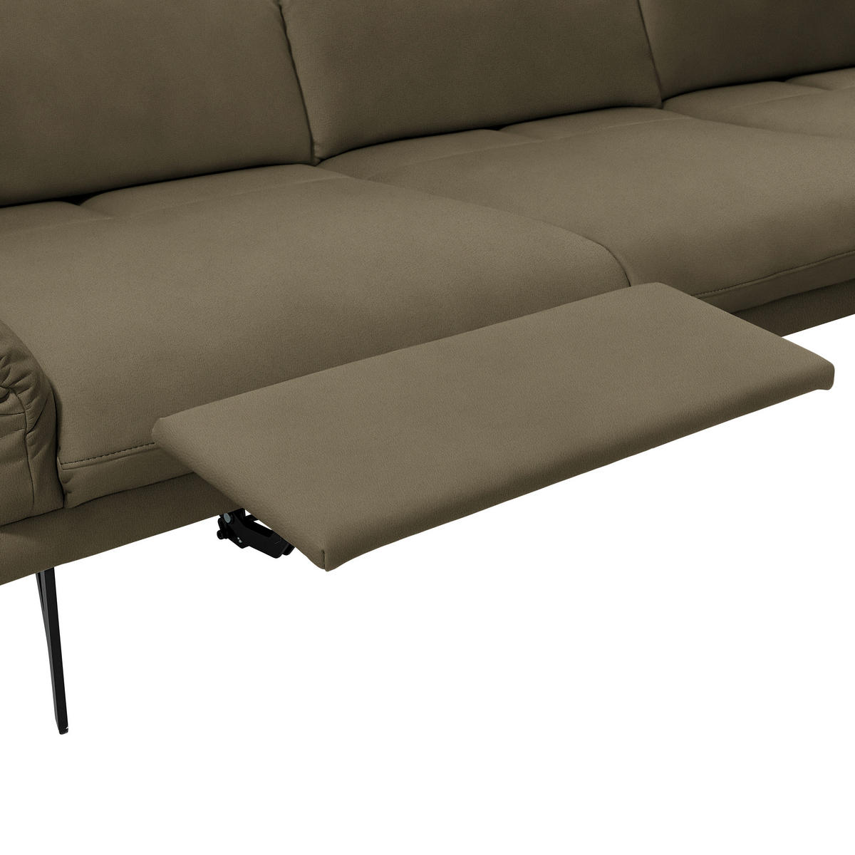 ECKSOFA in Echtleder Grün  308/173 cm  - Anthrazit/Grün, Design, Leder/Metall (308/173cm) - Joop!
