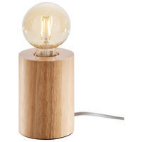 TISCHLEUCHTE TALIN 9/13 cm   - Natur, Holz (9/13cm) - Paulmann