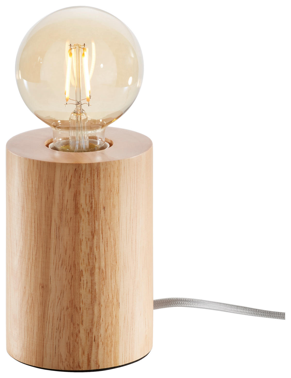 TISCHLEUCHTE TALIN 9/13 cm   - Natur, Holz (9/13cm) - Paulmann