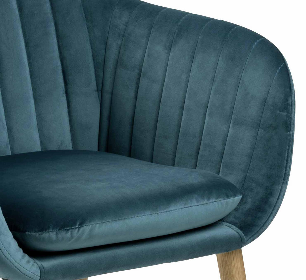 ŽIDLE S PODRUČKAMI, smaragdově zelená - smaragdově zelená, Design, dřevo/textil (57/83/59cm) - Carryhome
