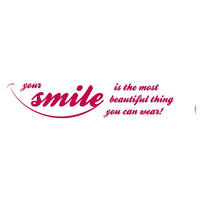 DEKOSTICKER Your Smile  - Klar/Rot, LIFESTYLE, Kunststoff (14/70cm) - Komar