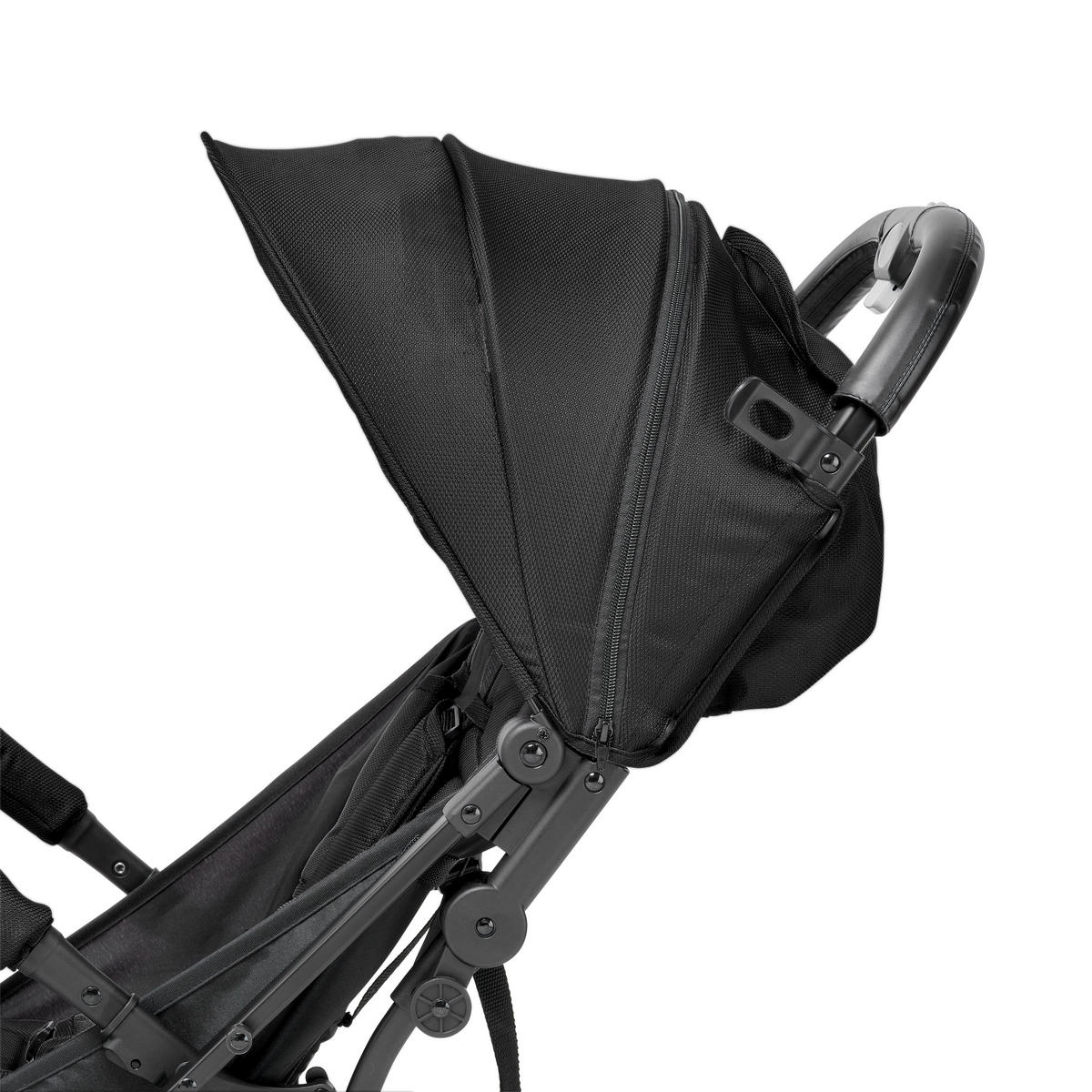 KIŠOBRAN KOLICA  Dubai  - crna, Osnovno, tekstil/metal (70/51/103cm) - My Baby Lou