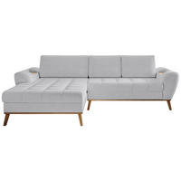 HÖRNSOFFA i vävt tyg silver  - silver/ekfärgad, Design, trä/textil (175/282cm) - Livetastic