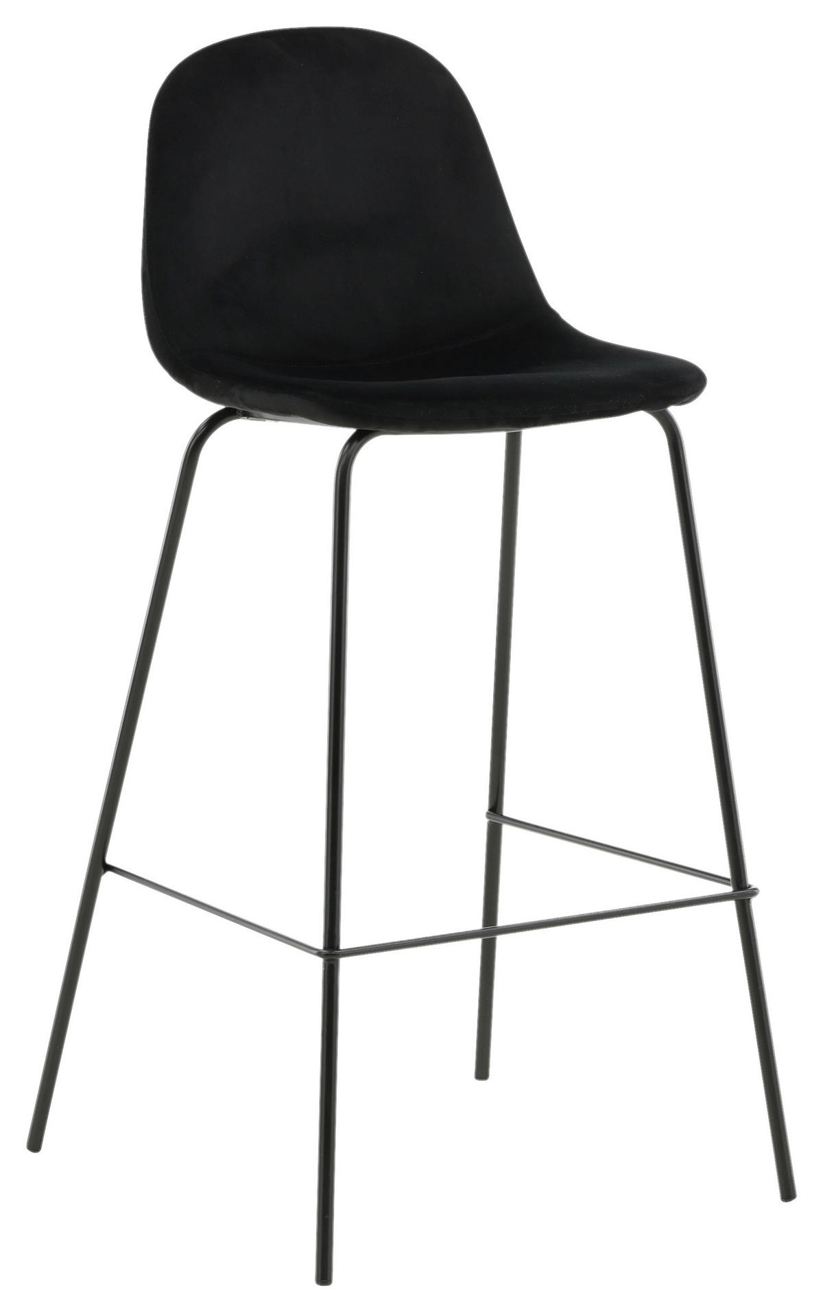BARPALL SET i svart  - svart, Design, metall/textil (41.5/105/43cm) - Livetastic