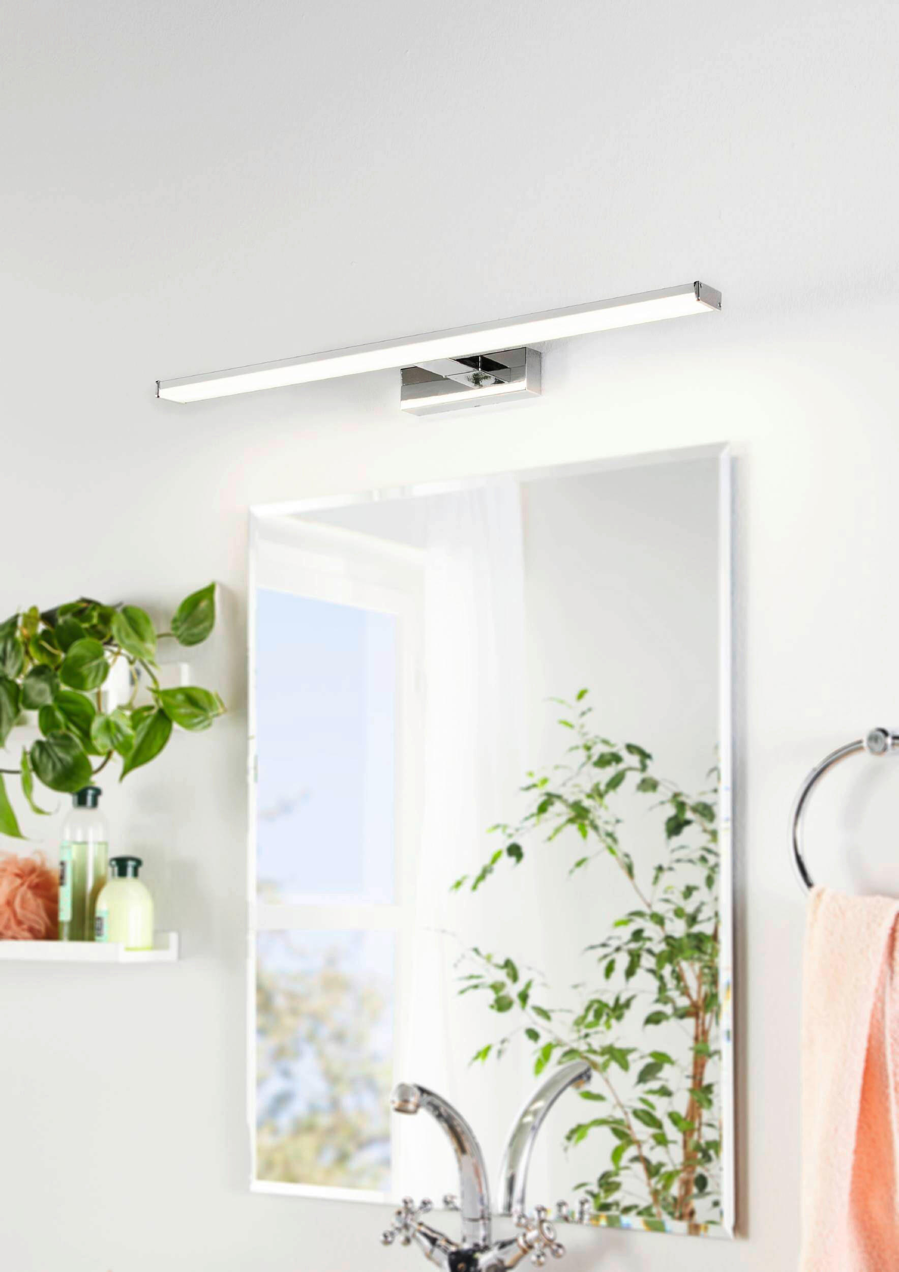 VÄGGLAMPA FÖR BADRUM Fortaleza 60 cm   - vit/silver, Basics, metall/plast (60cm) - Celina