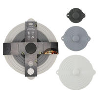 SET SILIKONSKIH POKLOPACA     - bijela/siva, Basics, plastika (28,0/0,20/31,5cm) - Alpina 6287