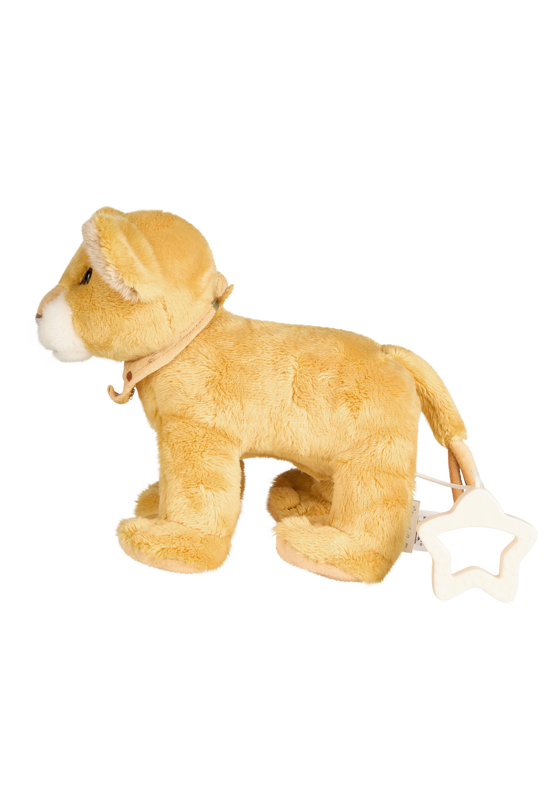 SPIELUHR Löwe Leo  - Hellgelb, Basics, Textil (21/18/8cm) - Sterntaler
