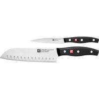 MESSERSET Signature 2-teilig  - Edelstahlfarben/Schwarz, Basics, Kunststoff/Metall - Zwilling
