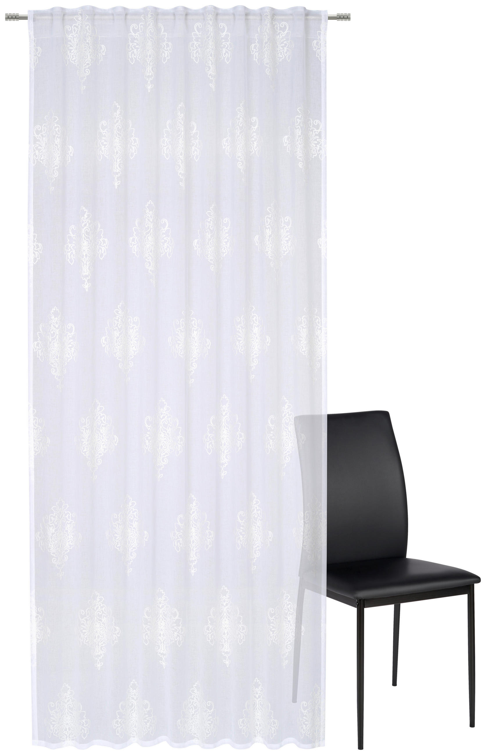 DRAPERIE CONFECȚIONATĂ transparent  - alb, Konventionell, textil (135/245cm) - Esposa