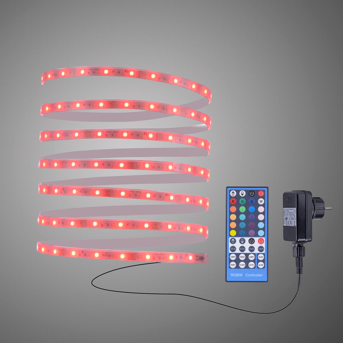 LED-TRAK   //3000 K// - večbarvno, Design, kovina/umetna masa (500/1,3/0,5cm)