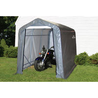ZELTGARAGE 180/200/300 cm  - Grau, Basics, Kunststoff (180/200/300cm) - Ambia Garden