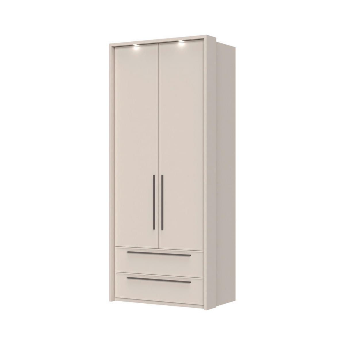 ORMAR SA KLASIČNIM VRATIMA kašmir  97/226/60 cm  - kašmir, Dizajnerski, metal/pločasti materijal (97/226/60cm)
