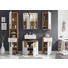 BADEZIMMER - Eichefarben/Weiß, Design, Glas/Holzwerkstoff (146/190/40cm) - Xora BADEZIMMER - Eichefarben/Weiß, Design, Glas/Holzwerkstoff (146/190/40cm) - Xora