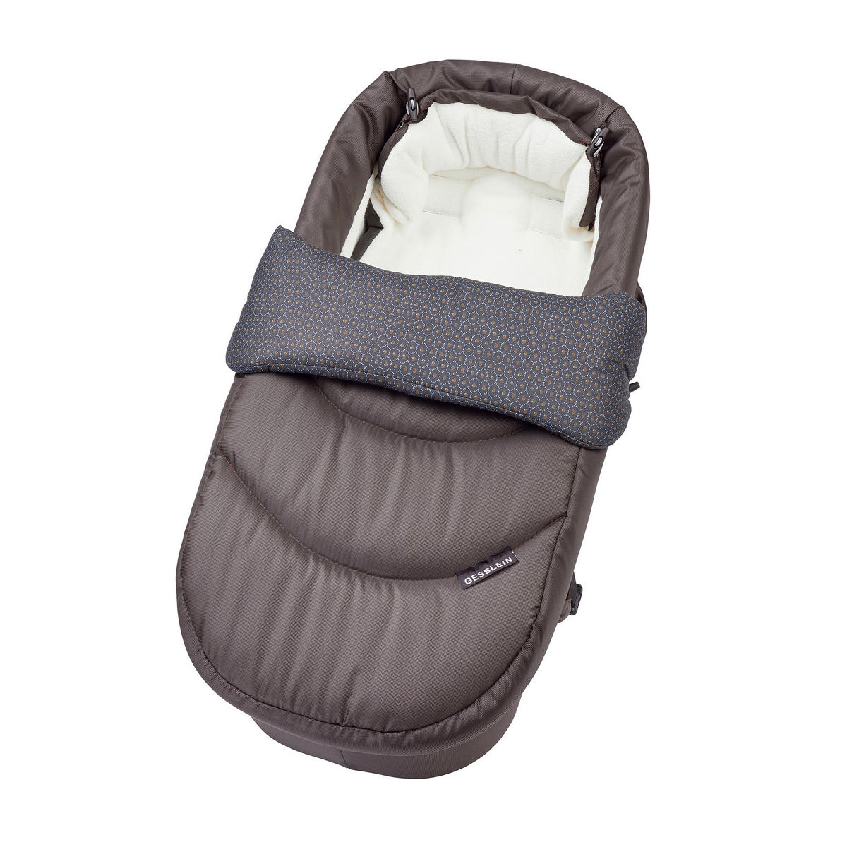 KINDERWAGENSET F4 Air+  - Cognac/Anthrazit, Basics, Textil/Metall (57/129/100cm) - Gesslein