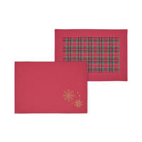 NAMIZNI POGRINJEK  CHRISTMAS  30/45 cm       rdeča  - rdeča, Basics, tekstil (30/45cm)