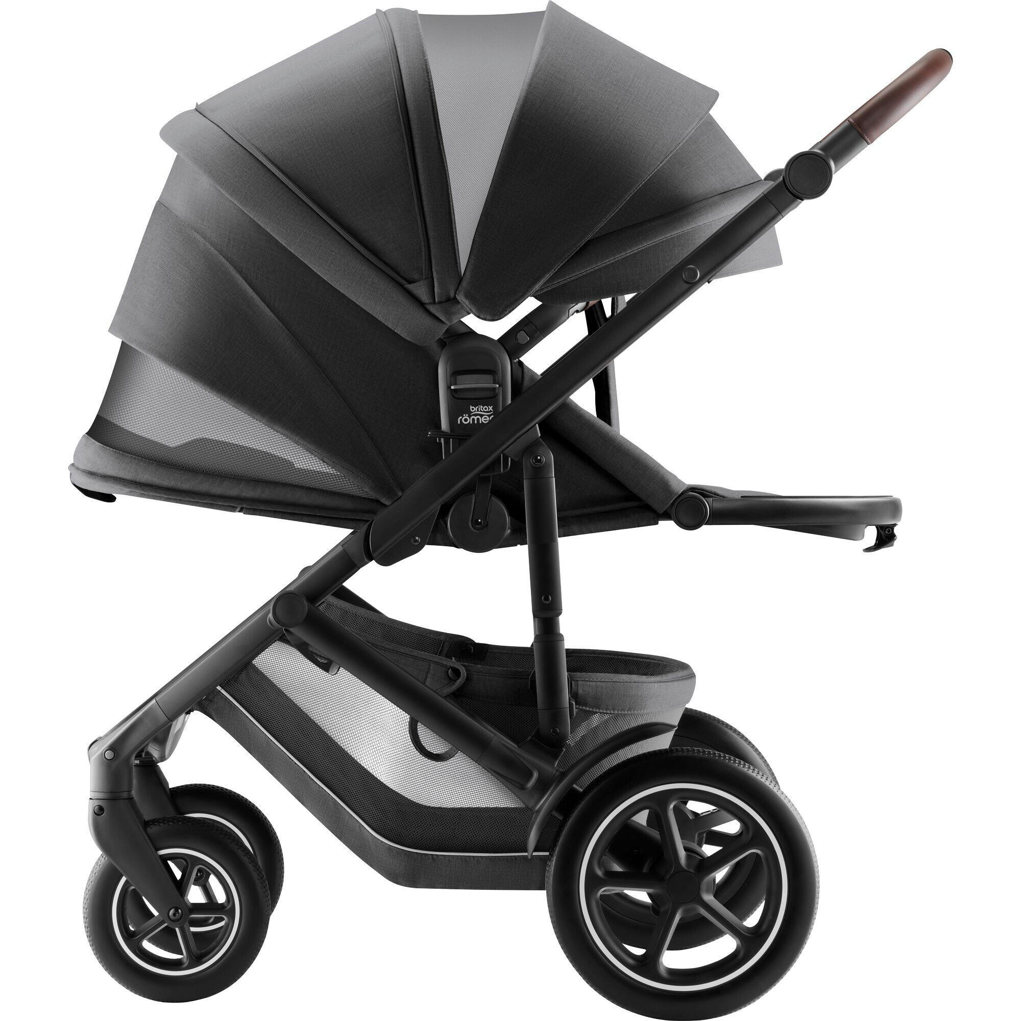 KINDERWAGEN Smile 5Z Mineral Grey - Grau, Basics, Textil/Metall (57/112/97.7cm) - Britax Römer