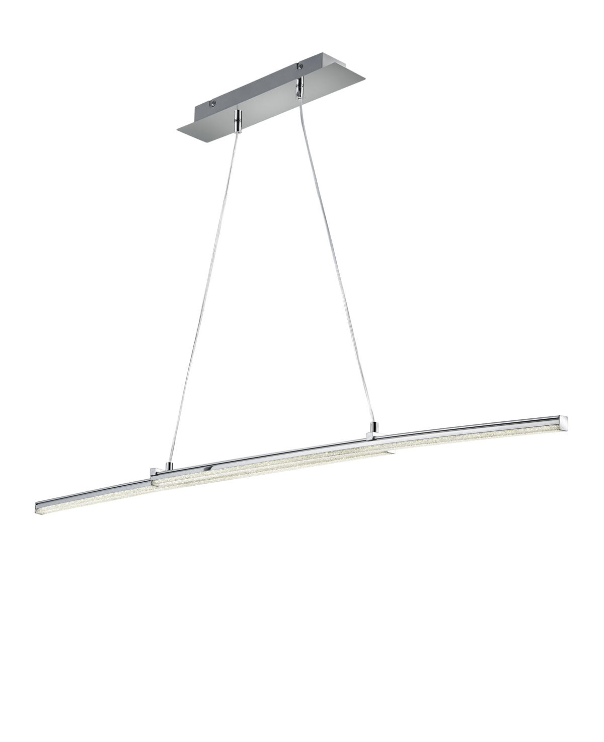 LUSTRĂ LED  - culoare crom, Basics, metal (140/150cm)