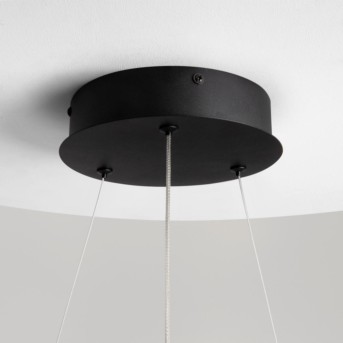 PENDELLEUCHTE Curve 60/325.7/60 cm  - Schwarz, Design, Metall (60/325.7/60cm) - MAYTONI