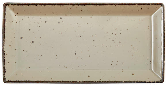 SERVIERPLATTE - Taupe, LIFESTYLE, Keramik (18/36cm) - Landscape