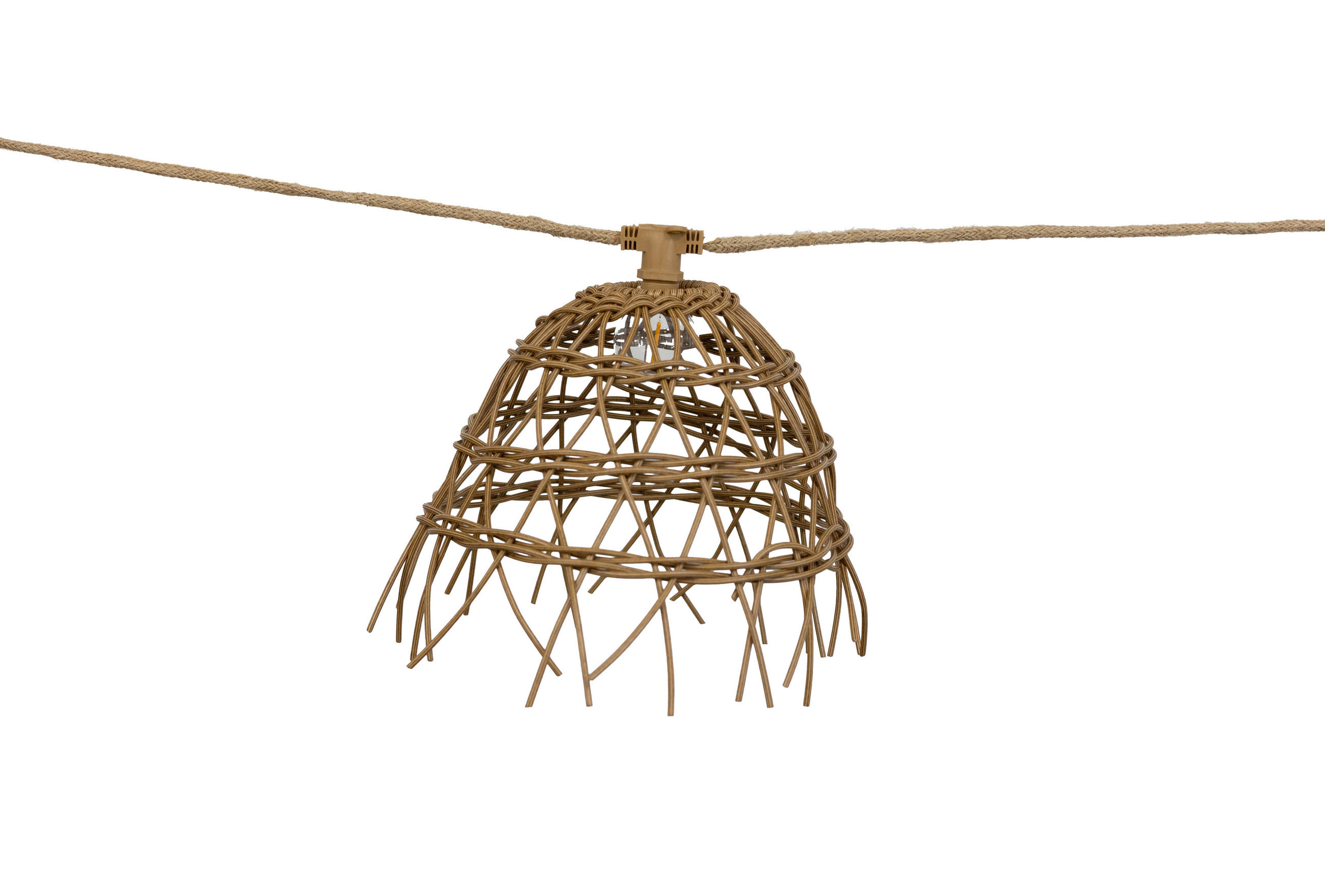 LICHTERKETTE 800/11 cm  - Braun, LIFESTYLE, Kunststoff (800/11cm) - Newgarden