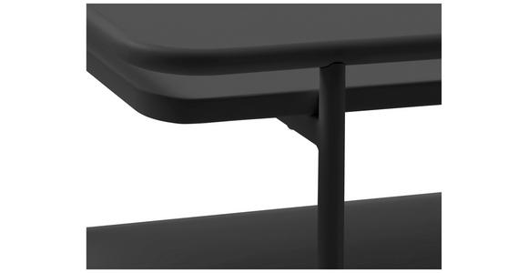 COUCHTISCH 110/55/34 cm rechteckig Schwarz - Schwarz, Basics, Metall (110/55/34cm) - Xora