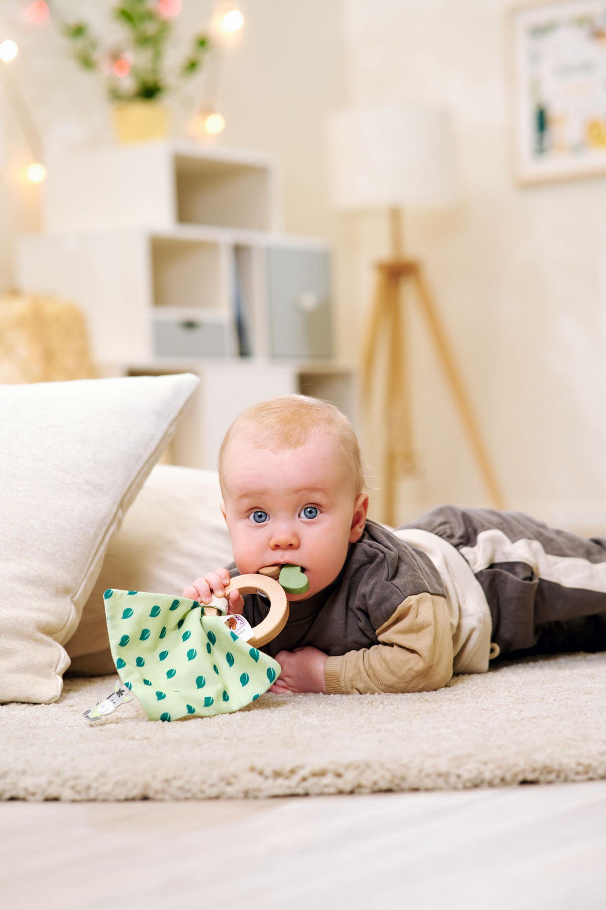 GREIFLING EH BABY HIPP  - Multicolor, Basics, Holz/Textil (4/14,50/19,50cm) - Simba