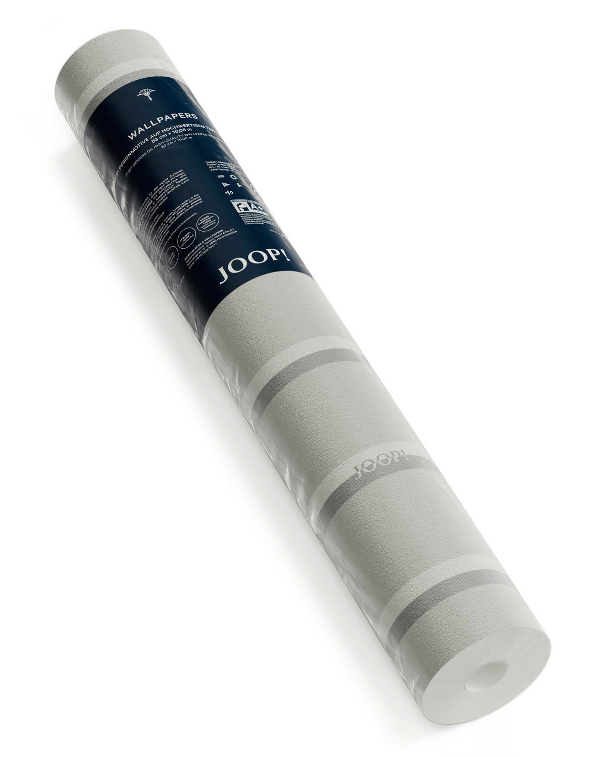 VLIESTAPETE 10.05 m J! STRIPES  - Creme, Design, Textil (53/1005cm) - Joop!