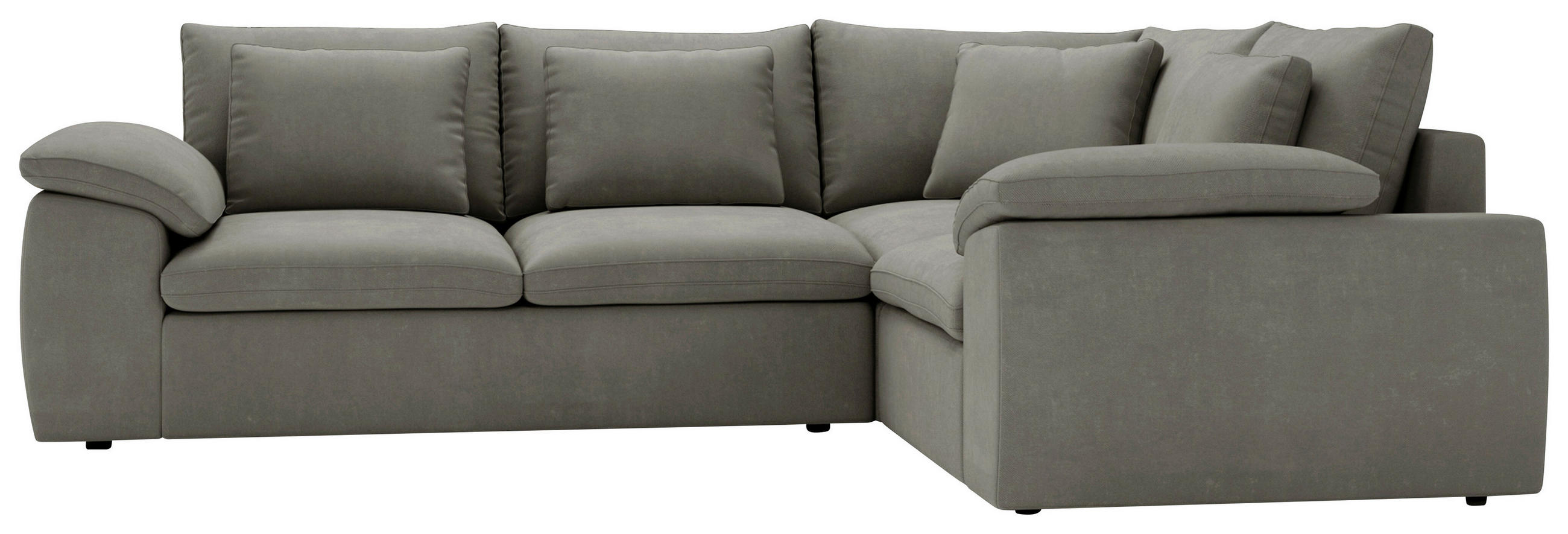 Livetastic Ecksofa Grau 289x216 cm