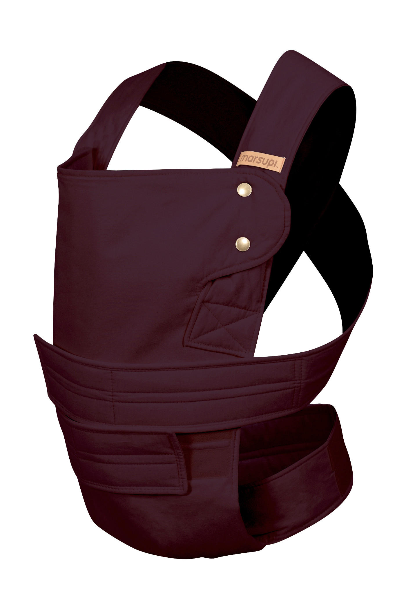 BABYTRAGE Marsupi Classic 2.0  - Aubergine, Basics, Textil (XLnull) - Wickelkinder Manduca