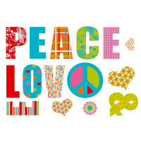 DEKORSTICKERS 100/70 cm     - multicolor, Lifestyle, plast (100/70cm) - Komar