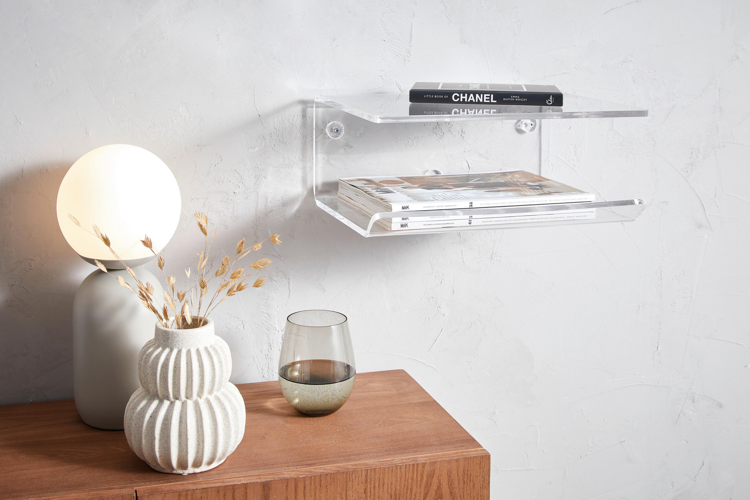 WANDBOARD Klar - Klar, Design, Kunststoff (35/15/28cm) - Xora