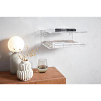 WANDBOARD Kunststoff Klar  - Klar, Design, Kunststoff (35/15/28cm) - Xora