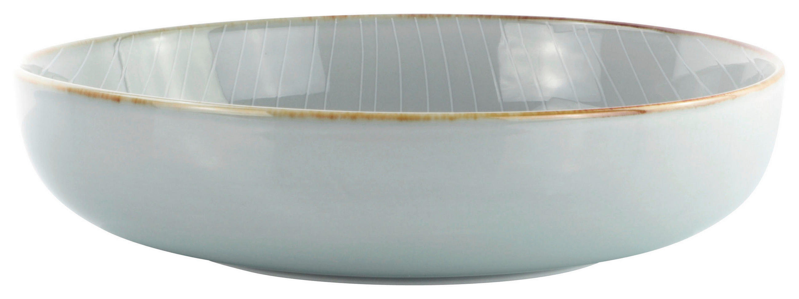 HLUBOKÝ TALÍŘ, keramika, 22 cm - šedá, Design, keramika (22cm) - Landscape