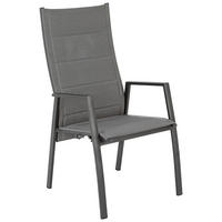 VRTNA STOLICA  antracit, tamno siva  metal, tekstil      - tamno siva/antracit, Konvencionalno, metal/tekstil (56/110/65cm) - Amatio