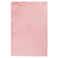 HOCHFLORTEPPICH 80/150 cm Rosa  - Rosa, Basics, Textil (80/150cm) - Novel