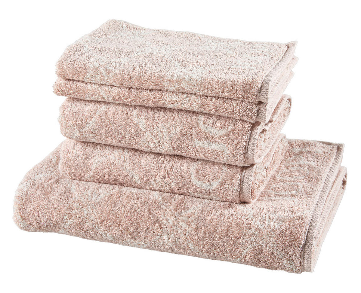FROTTIERSET Rosa 5-teilig  - Rosa, Basics, Textil - Joop!