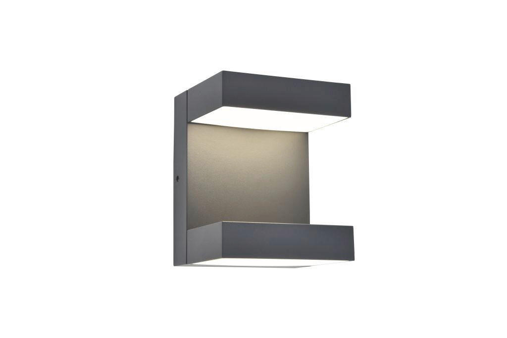 LED KÜLTÉRI LÁMPA - barna, Basics, műanyag (10,8/12/15,1cm)