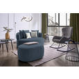 2-SITZER-SOFA in Chenille Blau  - Blau/Beige, MODERN, Kunststoff/Textil (177/86/105cm) - Hom`in